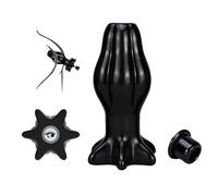 Black Hollow Flexible Stretching Column with Unique Opening