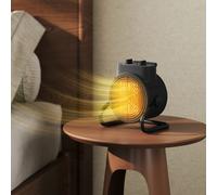 (Black) HOMCOM Portable Ceramic Electric Heater, 1500W Fan Space Heater