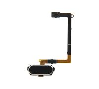 (Black) Home button cable with fingerprint recognition for Samsung Galaxy S6 / G920F