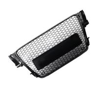 Black Honeycomb Mesh Front Bumper Grille for Audi S5 A5 B8/8T 2008-2012 - Enhanced Airflow - Weather Resistant - Radiator Racing Grill Replacement for 8T0853651 -Car Exterior Body Part