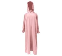 Black Hooded Cloak for Adult Halloween Cloak Funny Outfit for Vampire Devil Witch Red Hooded Cape Fancy Dress Costume Unisex Accessory for Men and Women A Pink XL