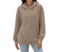 black hoodie hoodies for women Womens Hooded Solid Colors Fashion Hooded Neck Long Sleeve Pocket monthly payments items 99% discount offer