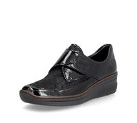 Black Hook & Loop Shoes for Women | Rieker 487C0-00 Women's 42