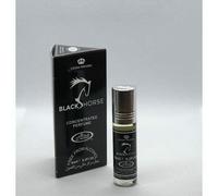 Black Horse 6ml Roll on Perfume a spicy floral scent created with mandarin, orange, bergamot, herbal tones, chamomile, oriental spices, musk, glasses and vanilla. Hafsa Arabian Fragrances Ltd