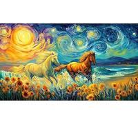 Black-horse-adorned-with-roses-and-doves Puzzle for Adults Kids 1000 Pieces Challenging Puzzles Fun Present & Activity for Home Recycled Paper for Decompression and Wall Decor 70x50/1000pcs