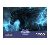 Black Horse Lightning Thick Sturdy Cardboard Excellent Brain Game, Suitable for Improving Mental Flexibility And Focus 70x50cm/1000pcs