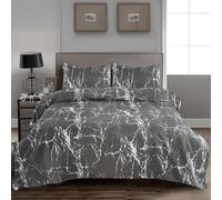 Black Horse Surrey Madrid ComfortMax 4-Piece Bedding Set - Ultra-Soft Cozy Microfiber Comfortable Duvet Cover Set,Include 2 Pillow Cases & a Duvet Cover,a Deep Pocket Fitted Sheet.