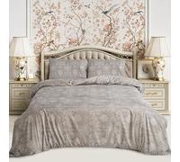 Black Horse Surrey Madrid ComfortMax 4-Piece Bedding Set - Ultra-Soft Cozy Microfiber Comfortable Duvet Cover Set,Include 2 Pillow Cases & a Duvet Cover,a Deep Pocket Fitted Sheet.