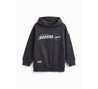 Black Hot Wheels Graphic Hoodie 8 years