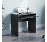 (Black) Huby Computer Desk Keyboard Shelf Simple Minimal