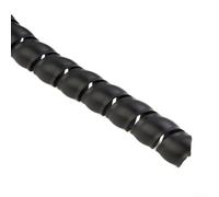 Black Hydraulic Hose Guard, Cable for PROTECTION Spiral Wrap, Great for Wrapping Cables and Hose Combinations (D-12MM)