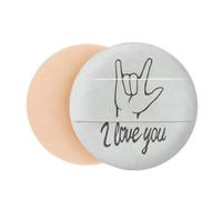 Black I Love You Personalized Gesture Air Cushion Makeup Foundation Sponge Powder Puff