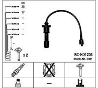NGK 6301 Ignition lead set