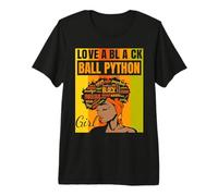 Black Independence Day - Love a Black Ball Python Girl Premium T-Shirt