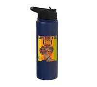 Black Independence Day - Love a Black Frog Girl Stainless Steel Insulated Water Bottle