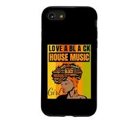 Black Independence Day - Love a Black House Music Girl Case for iPhone SE (2020) / 7/8