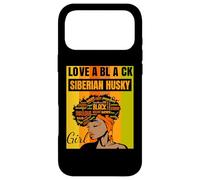 Black Independence Day - Siberian Husky Girl Case for iPhone 17 Pro Max