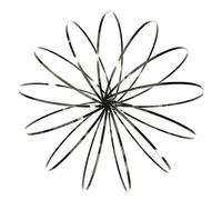 Black Infinity Arm Spring Slinky Juggle Dance 3D Magic Flow Ring Stainless Steel Hand Fidget Spinner Interactive Kinetic Decompression Toys for Kids Adults