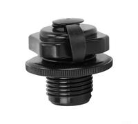 Black Inflation Screw Cap for Air Valve - Compatible with Pre-2023 ArubaBahamasBajaCancunIbizaMadridPalmaRioRivieraTahitiVegas Hot Tubs - Secure SealEasy Inst/
