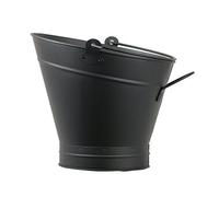 Black Inglenook Coal Bucket - Treated Iron
