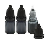 Black Ink Bottle - 3X 10ML Ink Stamp Refill | Stamp Ink for Ink Pads | Document Stamping Ink | Selff Inking Stamp Pad for Ink Pads to Ink Your Traditional Manual Stamp Pad Accesssoriess