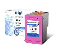 Black Ink Cartridge For Deskjet 2622 3730 3752 3755 Printers 65XL Replacement(1 Color)