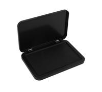 Black Ink Pads, 10.1x6.3cm/4x2.5in Premium Stamp Ink Pads for Rubber and Clear Stamping Ideal Tools Accessories for Scrapbooking Letter Office Home & Kids Crafting