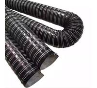 Black Intake Hose， Automotive Air Duct Hose， Silicone Flexible Brake Cooling Ducting， Induction Vacuum Hose Length (3.3ft)(102mm)