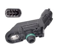 Black Intake Manifold Pressure Sensor SWAG Fits FIAT ALFA ROMEO OPEL II 1235083
