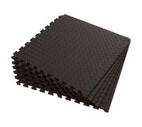 Black Interlocking Floor Tile 2.16M², Pack Of 6