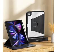 ([Black], iPad 11th Gen (11-inch)) 360 Degree Rotatable iPad Protective Case with Adjustable Stand and Pen Slot for 10.2/10.9-inch iPad, Suitable for 10th Generation