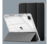 ([Black], iPad 11th Gen 2025 (11")) 2025 iPad 11th Gen A16 Protective Case, Tri-Fold with Stylus Slot for iPad 10.2", Anti-Bending, High Transparency Case
