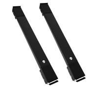 Black Iron Appliance Rollers Heavy Duty 2pcs for Refrigerator | Movable Wheels, Anti-slip Design, Easy-to-move Base for Washing Machine, Modern Sl inish