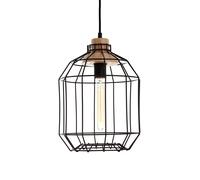 Interiors by Premier Beacan Metal Wire Pendant Light Premier Housewares Black One Size