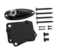 Black Iron Electric Guitar Jack Plate Replacement Part
