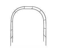 Black Iron Garden Arch for Climbing Plants Wedding Arch Support Outdoor Trellis for Backyard Lawn Patio Decor -and Elt Garden Structure