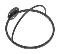 Black Iron Hat Display Rack Wall Mounted with Strong Support Pole and Bearing Capacity for Home Use Or Hat Shop Window Display, Classic Hollow Design Curved Dome Holder