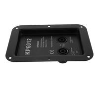 Black Iron Speaker Terminal Plate Square Junction Box