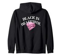 Black Is Always BeautifuL - CREATIVE COLLECTION Zip Hoodie