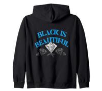 Black Is Always BeautifuL - CREATIVE COLLECTION Zip Hoodie