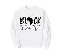 Black Is Beautiful Black King And Queen African American Sweatshirt
