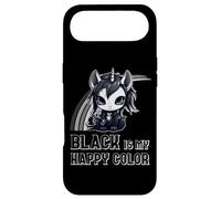 Black Is My Happy Color Goth Girl Emo Gothic Unicorn Case for iPhone Air