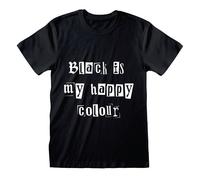 Black Is My Happy Colour T-Shirt Something Different Black S