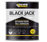 Black Jack 904 Roof Felt Adhesive - High Strength - Black - 1 Litre