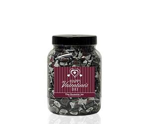 Black Jack Chews 1.5kg Sweet Jar - A Personalised Gift Jar Filled with Your Favourite Retro Sweets! - Happy Valentine’s Day