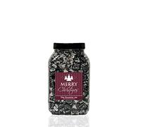 Black Jack Chews 2kg Sweet Jar - A Personalised Gift Jar Filled with Your Favourite Retro Sweets! (Merry Christmas)