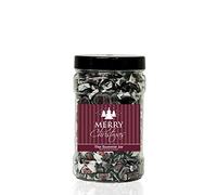 Black Jack Chews 900g Sweet Jar - A Personalised Gift Jar Filled with Your Favourite Retro Sweets! - Merry Christmas