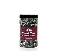 Black Jack Chews 950g Sweet Jar - A Personalised Gift Jar Filled with Your Favourite Retro Sweets! - Thank You to a Great Teacher