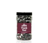 Black Jack Chews 950g Sweet Jar - A Personalised Gift Jar Filled with Your Favourite Retro Sweets! - Thank You