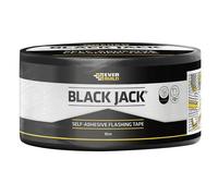 Black Jack® Flashing Tape, Trade 75mm x 10m Everbuild Sika Black 1000mm x 1000mm